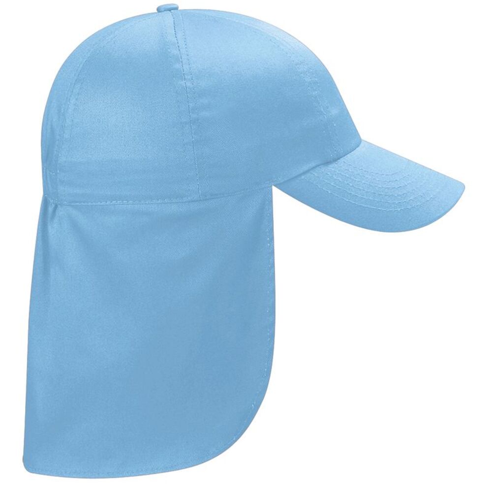 Beechfield Childrens/Kids Legionnaire Hat / Sky Blue